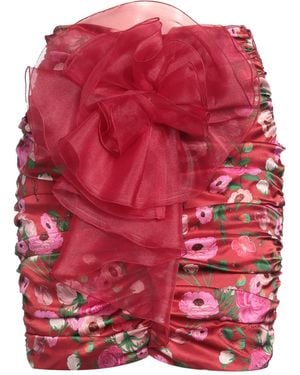Elisabetta Franchi Mini Skirt - Red