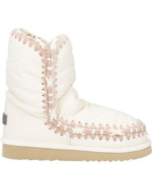 Mou Ankle Boots - Natural