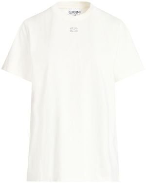 Ganni T-Shirt Organic Cotton - White