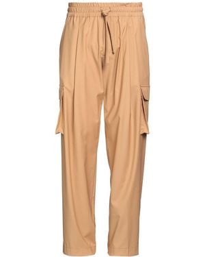 hinnominate Pants Polyester, Viscose, Elastane - Natural