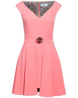 Blugirl Blumarine Coral Mini Dress Polyester, Elastane - Pink