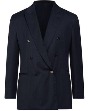 Caruso Blazer Wool - Blue