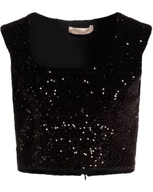 Rinascimento Top Polyester, Elastane - Black