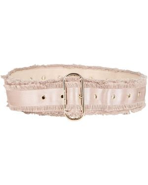 Patrizia Pepe Belt Cotton, Viscose - Pink