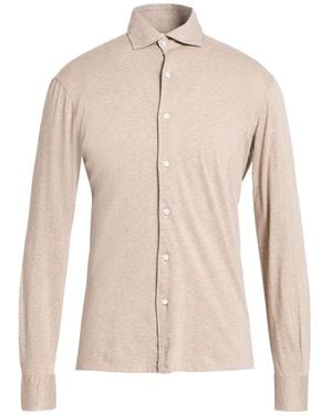 Luigi Borrelli Napoli Shirt Cotton - Natural