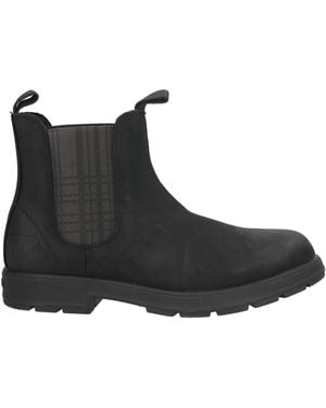 Docksteps Ankle Boots Leather, Textile Fibres - Black