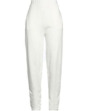 Emporio Armani Ivory Trousers Cotton - White