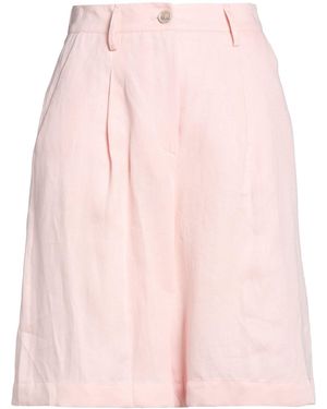 Barba Napoli Shorts & Bermuda Shorts Linen - Pink