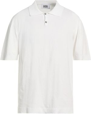 Alpha Studio Polo Shirt - White