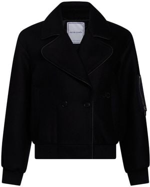 Jacob Cohen Jacket Wool, Polyamide, Cashmere - Black
