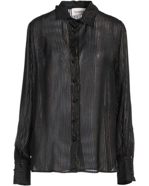 True Royal Shirt Viscose, Metallic Fiber - Black