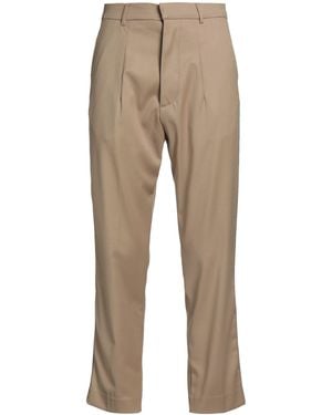 Gaelle Paris Trousers Polyester, Viscose, Elastane - Natural