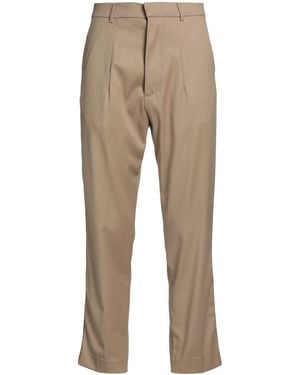 Gaelle Paris Pants Polyester, Viscose, Elastane - Natural