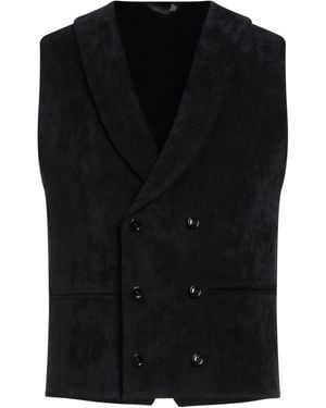 Daniele Alessandrini Tailored Vest Polyester, Polyamide, Elastane - Black