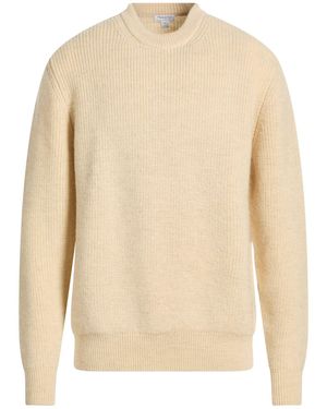 Sunspel Cream Sweater Wool - Natural