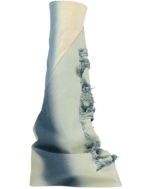 Rick Owens Boot Textile Fibres - Blue