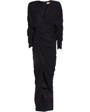 Alexandre Vauthier Midi Dress Polyamide, Polyester, Elastane - Black
