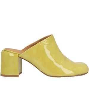 Audley Mules & Clogs - Yellow