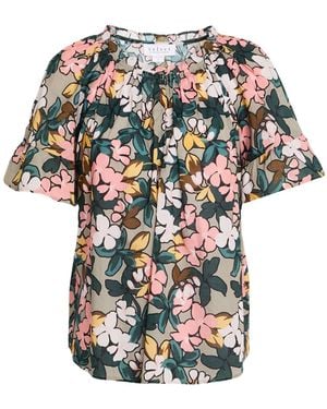 Velvet By Graham & Spencer Khaki Top Cotton - White