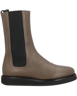 LEGRES Khaki Ankle Boots Leather - Brown
