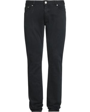 Moorer Midnight Trousers Cotton, Elastane - Black