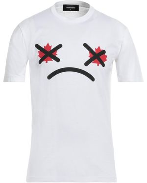 DSquared² T-Shirt Cotton - White