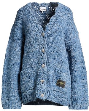 Ganni Cardigans - Blue
