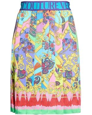 Versace Jeans Couture Midi Skirt Polyester - Pink