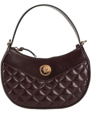 Versace Burgundy Handbag Calfskin - Brown