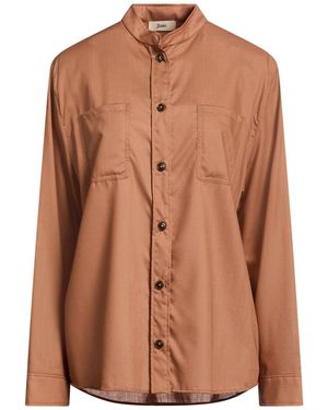 Herno Shirt Virgin Wool - Brown