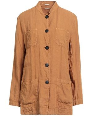 Massimo Alba Shirt Linen - Brown