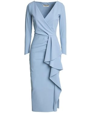 La Petite Robe Di Chiara Boni Light Midi Dress Polyamide, Elastane - Blue
