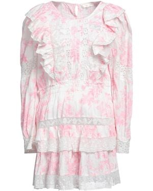 LoveShackFancy Light Mini Dress Cotton - Pink