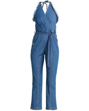 Denny Rose Jumpsuit Cotton, Elastomultiester, Elastane - Blue