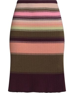 Missoni Military Midi Skirt Wool, Silk, Rayon - Red