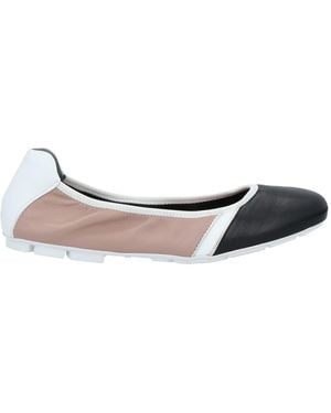 Hogan Ballet Flats - White
