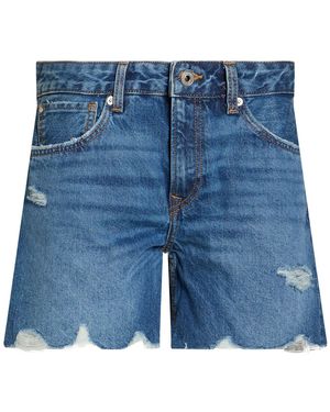 Pepe Jeans Denim Shorts Cotton - Blue