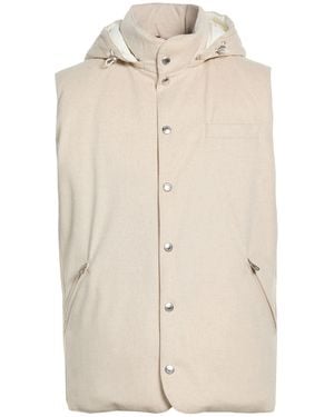 Brunello Cucinelli Vest Wool - Natural