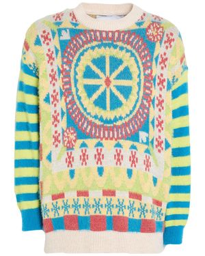 LE PAS SAGE Paris Sweater Wool, Polyamide, Viscose - Blue