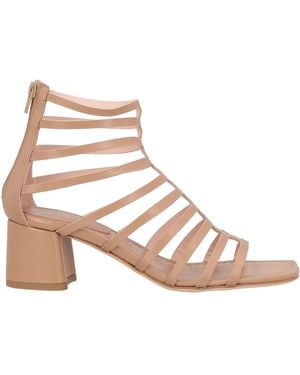 Anna F. Sandals Leather - Pink