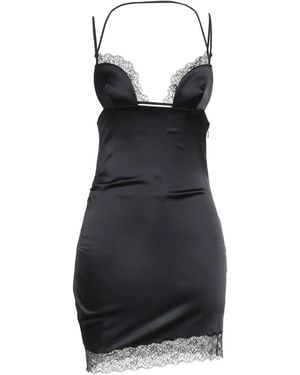 Nensi Dojaka Mini Dress Viscose, Elastane - Black