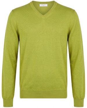 Boglioli Sweater Virgin Wool - Green
