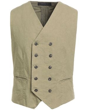 Messagerie Tailored Vest Cotton, Hemp - Green