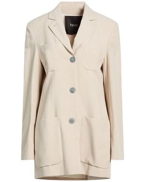 Hevò Blazer Viscose, Linen - Natural