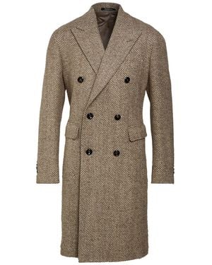 Pino Lerario Coat Wool, Acrylic, Polyester, Polyamide - Natural