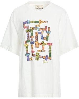 ALÉMAIS Camiseta - Blanco