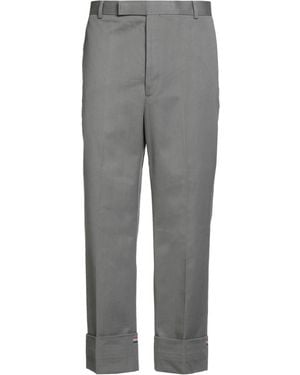 Thom Browne Trousers Cotton - Grey