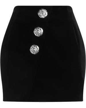 Balmain Mini Skirt - Black