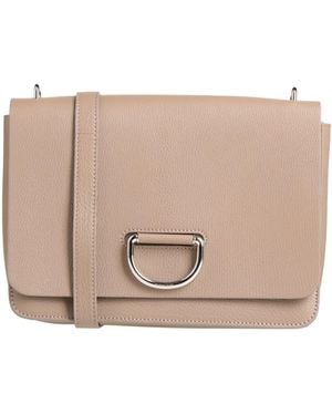Burberry Taupe Cross-Body Bag Goat Skin - Natural