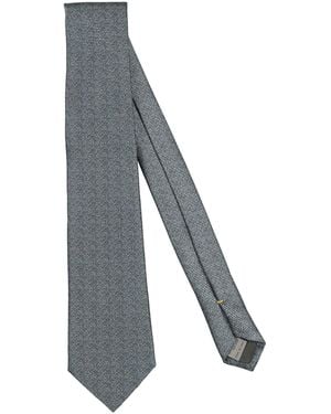Canali Azure Ties & Bow Ties Silk - Gray